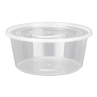 2500ml一次性餐盒外卖小龙虾打包盒酸菜鱼超大容量3000圆形塑料盆