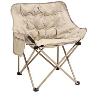 骆驼月亮椅夹棉户外露营野餐折叠椅便携凳钓鱼休闲随地坐午休新款