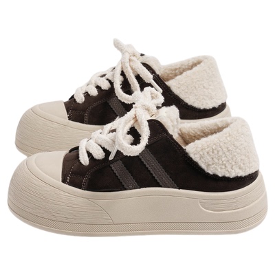 环球官方旗舰店加绒板鞋女款