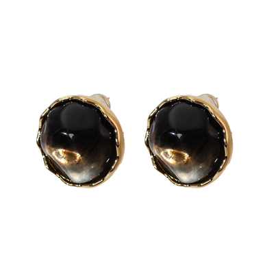 DSTYLE美拉德小香风CE琥珀耳钉女