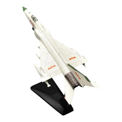 歼8B战斗机合金模型摆件