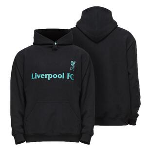 【官方正版】利物浦俱乐部 | 黑绿运动休闲连帽卫衣球迷周边