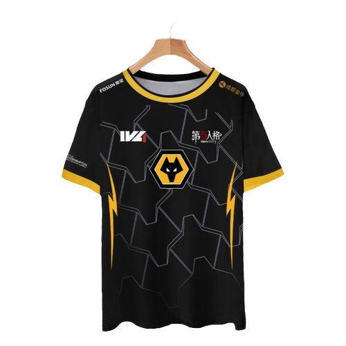 成都狼队战队队服IVL第五人格487同款速干短袖t恤衫男女冰丝半袖