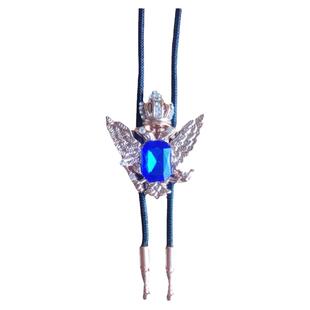 双翅韩版男士女白衬衫黑色领带JK领绳红色蝴蝶结配饰免打水钻领结