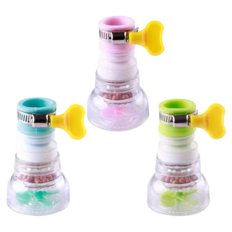 厨房通用防溅水龙头配件过滤器延伸器可旋转伸缩自来水家用滤水器