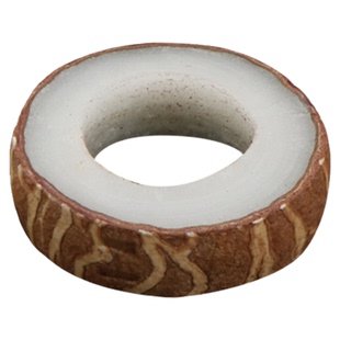 白玉菩提根戒指半成品对戒菩提原籽手工diy打磨工具切片 男