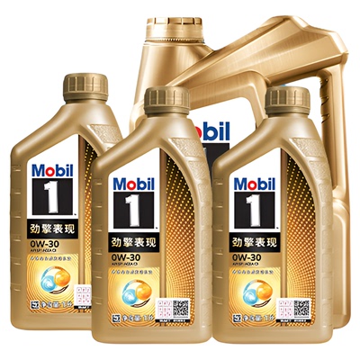 Mobil美孚1号劲擎表现系列0W-30 7L API SQ 全合成汽车发动机油