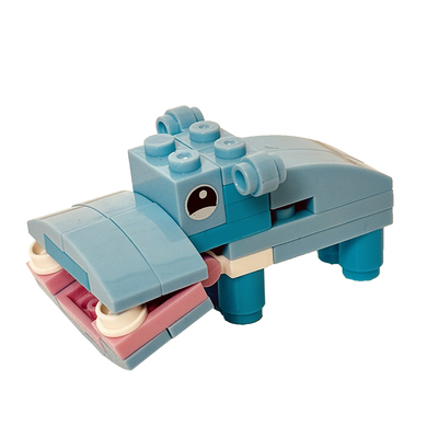 BrosBlock积木动物儿童拼装玩具