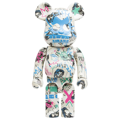 英雄联盟LOL BE@RBRICK双城之战II金克丝涂鸦1000%联名款潮玩手办