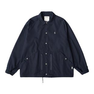 吃茶去chichaqu新款教练夹克防水户外防风再生面料宽松百搭