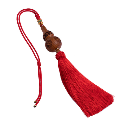 桃木葫芦出入平安国风汽车挂件