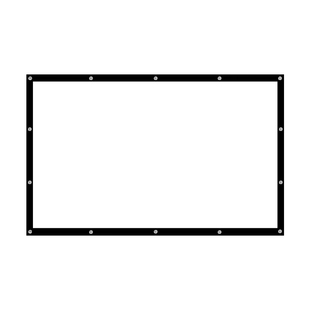 1户外投影幕布200寸300寸便携可折叠室外露天电影银幕布超大定制