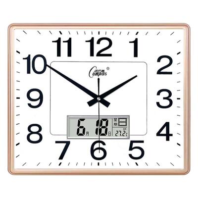 康巴丝简约创意时尚万年历挂钟