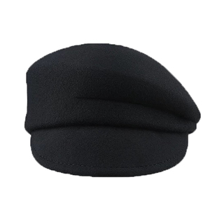 日系压边复古羊毛呢画家帽子女秋冬季fever款毡帽纯色报童骑士帽