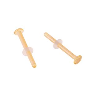 无铅玻璃耳钉女养耳洞耳环透明隐形耳棒耳骨钉睡觉免摘小耳饰耳棍