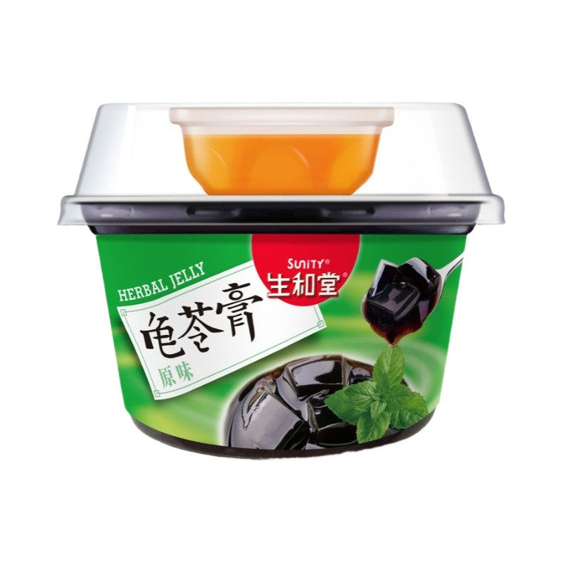 正品生和堂龟苓膏正宗老牌子原味即食黑凉粉特产零食小吃碗装批发