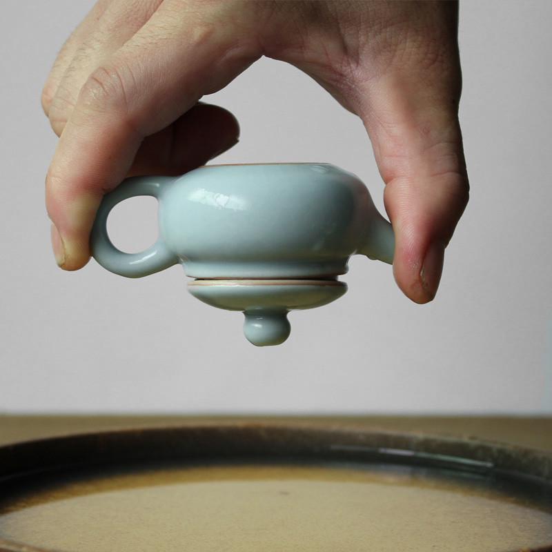 紫砂壶迷你茶宠摆件精品可养指尖壶一人哥窑茶具茶玩茶桌宜兴配件