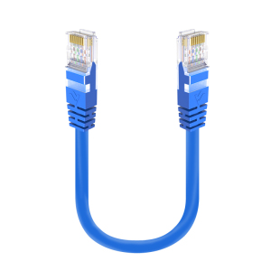 六类网线千兆成品超短0.2m米家用宽带无氧铜机房跳线定制批发包邮