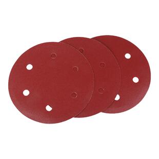 砂纸带孔植绒干磨沙纸片汽车划痕修复专用不锈钢大理石抛光打磨神