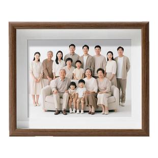 全家福相框挂墙定制洗照片加打印做成相册框架10寸冲印a4放大合照