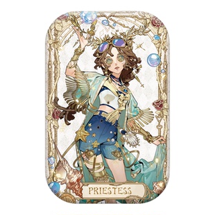 9月款第伍人格记者生日系列长方形徽章胸针吧唧自印谷子游戏周边