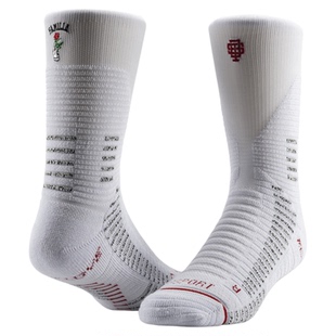 球员通道Bassport运动袜子男专业实战精英美式长筒球员版篮球袜子