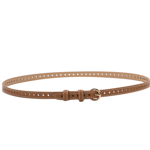 三福新款女士复古细皮带上班通勤韩版休闲腰带女 383142