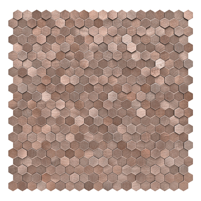 金属3D立体马赛克瓷砖自粘贴背胶