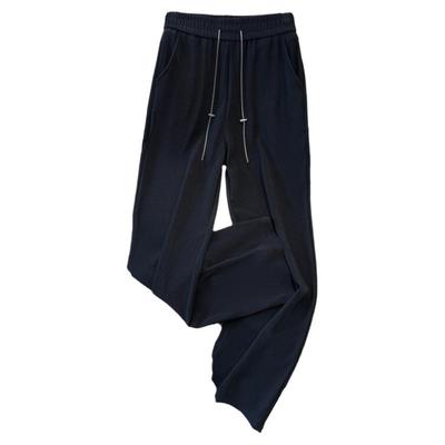 特大码直筒冰丝裤宽松长裤子