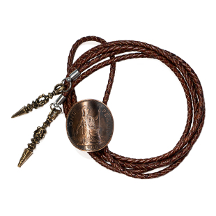 几合bolo tie波洛领带绳美式复古项链西部牛仔休闲领结男阿美咔叽