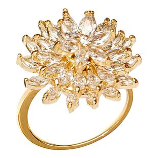 雪花旋转戒指韩in女学生党闺蜜开口可转动轻奢高级感无名指圈单戒