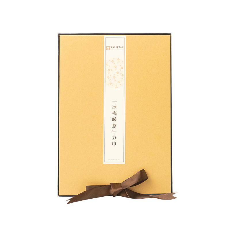 苏州博物馆冰梅暖意真丝长巾