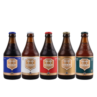 比利时进口智美蓝帽红帽白帽精酿啤酒chimay blue修道院啤酒6瓶