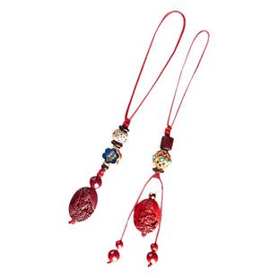 铜仁朱砂守护神手机挂件莲花生肖本命佛手机链挂饰马年本命年饰品