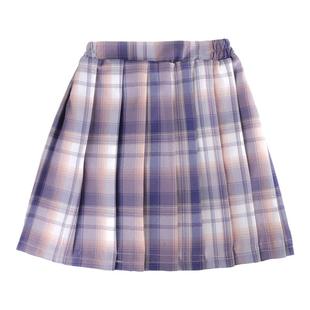 儿童jk制服正版女童套装小学生jk制服夏季装格子裙子全套校服群子