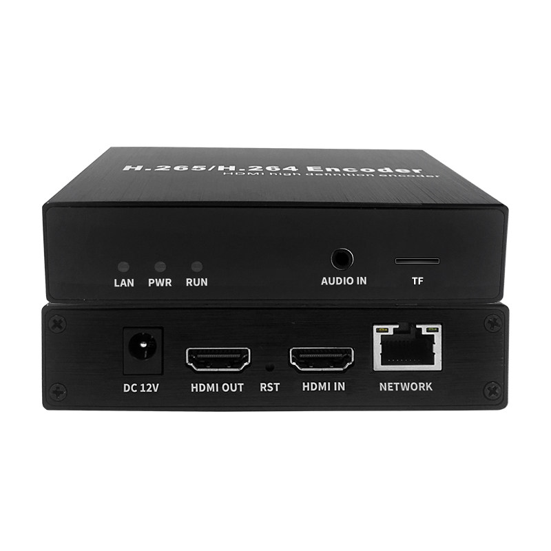 编码器1进1出 HDMI高清转网络 转onvif 桌面收银监控 直播编码器