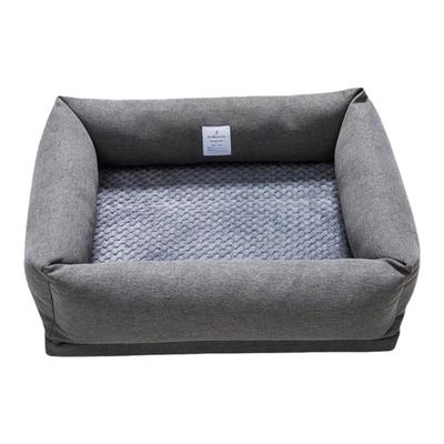 Petmassive进口布料狗窝猫窝 秋冬加厚保暖可拆洗不粘毛方窝