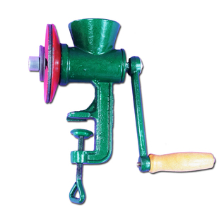 促销家用磨粉机手摇绞磨手动研磨器小型铸铁研磨机绞肉机绞磨机