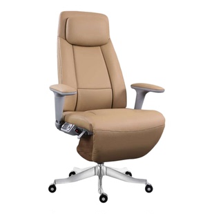 风度简美电脑椅真皮办公椅子舒适久坐电动可躺按摩老板椅家用座椅