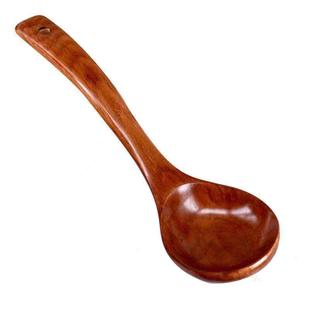 汤勺木勺子大汤勺大号盛汤家用木头汤匙木质小饭勺长柄吃饭用喝汤