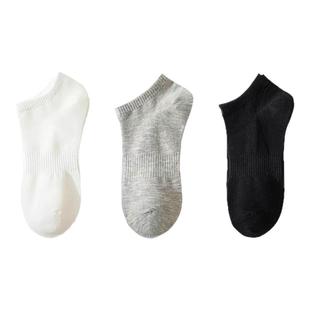 团团库袜子女夏季薄款白色短袜中筒袜2026新款爆款男士棉袜运动袜