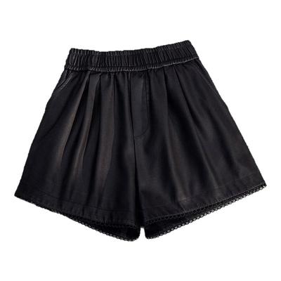 2025秋冬新款韩版时尚百搭皮短裤