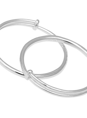 公主风满月小孩新生儿单只手镯