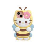 蜜蜂kt猫咪适用oppoReno15手机壳reno14/13/12/10/9pro新款FindX8可爱76卡通5硅胶a97立体a58全包a93防摔a92s