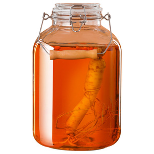 泡酒玻璃瓶密封酒坛子20斤装酒容器人参药酒罐白酒专用储存瓶空瓶