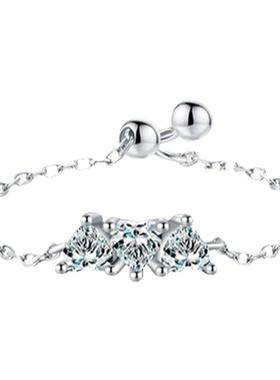 MODIAN纯银镶嵌锆石戒指女ins