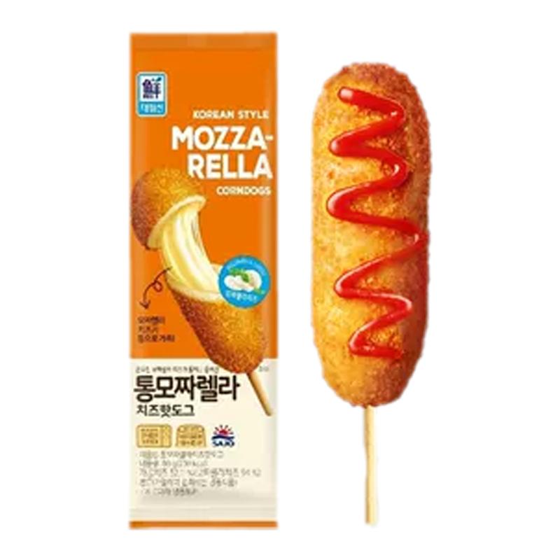 拉丝芝士棒韩国脆皮奶酪拉丝芝士热狗棒半成品零食速食空气炸锅用