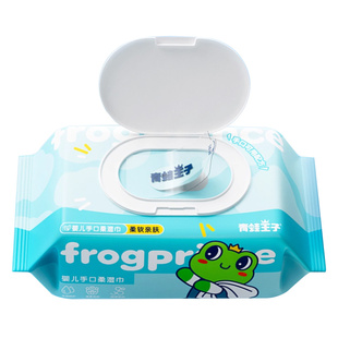 青蛙王子婴儿湿巾宝宝婴幼儿柔软亲肤手口屁专用湿纸巾妈妈安心选