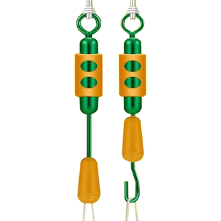 卸力快速子线夹高速8字环强拉力硅胶缓冲连接器开口八字环子母环