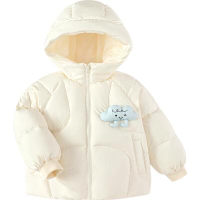 巴拉巴拉女童羽绒服宝宝韩版中长外套冬装新款童装儿童连帽保暖小